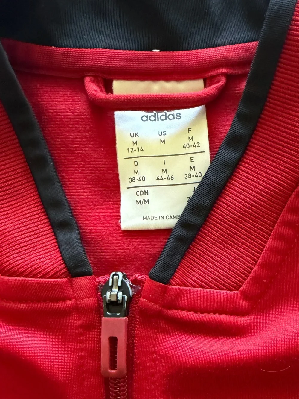 Adidas FC Dallas Kids Red Soccer Track Jacket